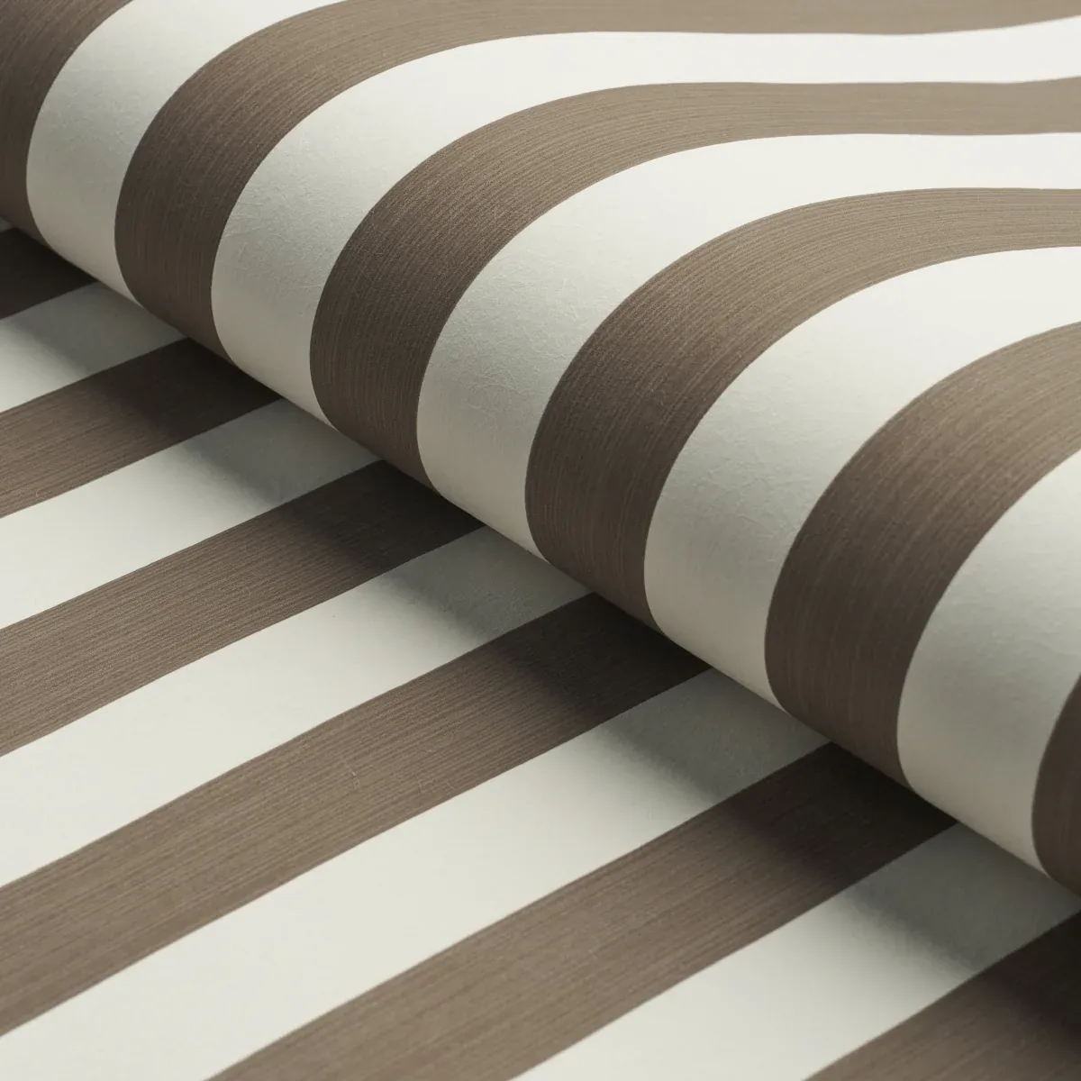 EDWIN STRIPE MEDIUM - MOCHA Schumacher Wallpaper | Wallpaper EDWIN STRIPE MEDIUM MOCHA Schumacher Wallpaper wallpaper - SKU 5013612