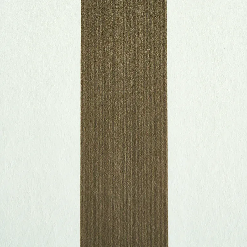 EDWIN STRIPE MEDIUM MUSHROOM Schumacher Wallpaper wallpaper - SKU 5011899
