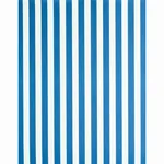 EDWIN STRIPE MEDIUM NAVY Schumacher Wallpaper wallpaper - SKU 5011887