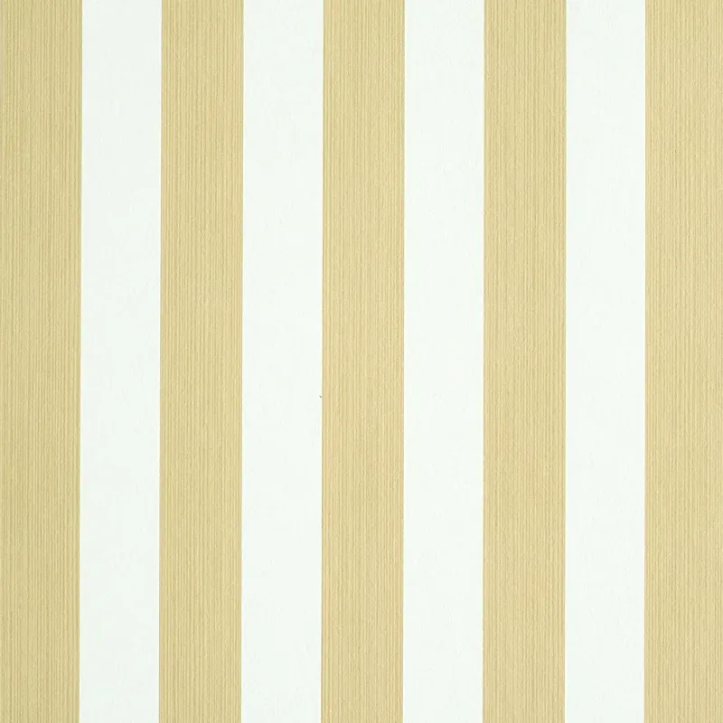 EDWIN STRIPE MEDIUM SAND Schumacher Wallpaper wallpaper - SKU 5011891