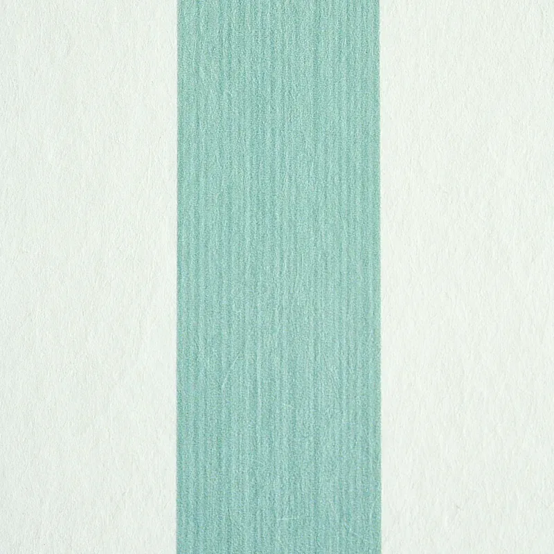 EDWIN STRIPE MEDIUM SEAGLASS Schumacher Wallpaper wallpaper - SKU 5011883