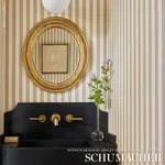 EDWIN STRIPE MEDIUM - WHEAT Schumacher Wallpaper | Wallpaper EDWIN STRIPE MEDIUM WHEAT Schumacher Wallpaper wallpaper - SKU 5011892
