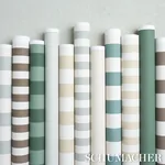 EDWIN STRIPE NARROW EUCALYPTUS Schumacher Wallpaper wallpaper - SKU 5013602