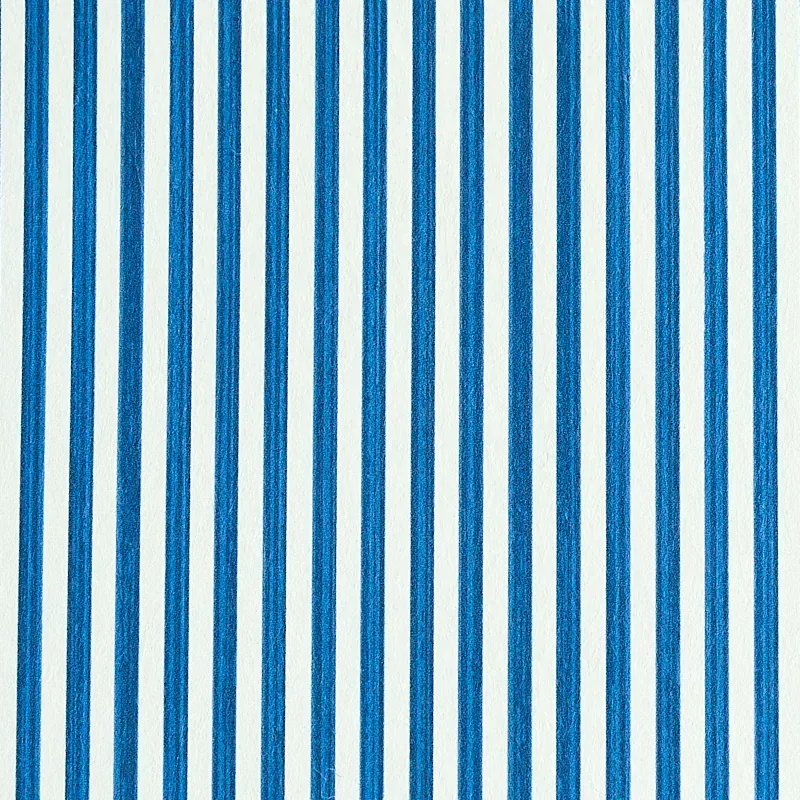 EDWIN STRIPE NARROW NAVY Schumacher Wallpaper wallpaper - SKU 5011867