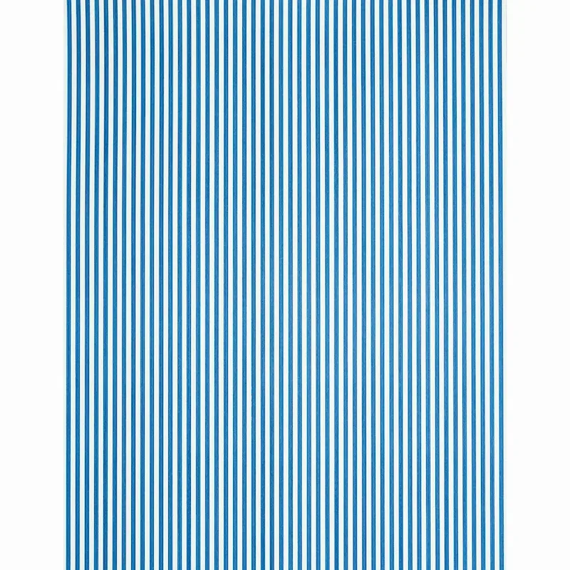 EDWIN STRIPE NARROW NAVY Schumacher Wallpaper wallpaper - SKU 5011867