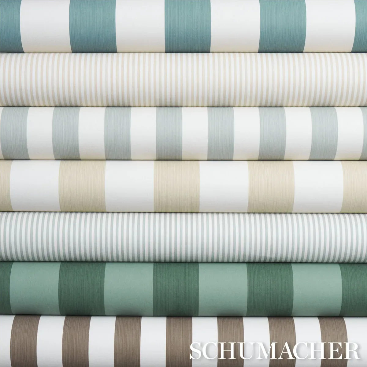 EDWIN STRIPE WIDE - TEAL Schumacher Wallpaper | Wallpaper Tw EDWIN STRIPE WIDE TEAL Schumacher Wallpaper wallpaper - SKU 5013623