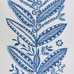 ELAND - BLUE Schumacher Wallpaper | Wallpaper Twins ELAND BLUE Schumacher Wallpaper wallpaper - SKU 5010831