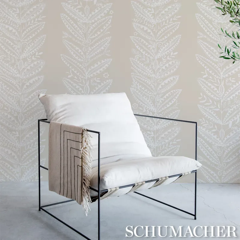ELAND NATURAL Schumacher Wallpaper wallpaper - SKU 5010830