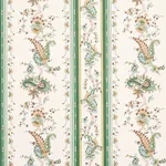 ELENA PAISLEY STRIPE GREEN Schumacher Wallpaper wallpaper - SKU 5012890