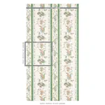 ELENA PAISLEY STRIPE GREEN Schumacher Wallpaper wallpaper - SKU 5012890