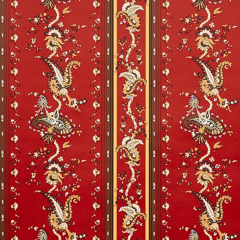 ELENA PAISLEY STRIPE POMPEII Schumacher Wallpaper wallpaper - SKU 5012892
