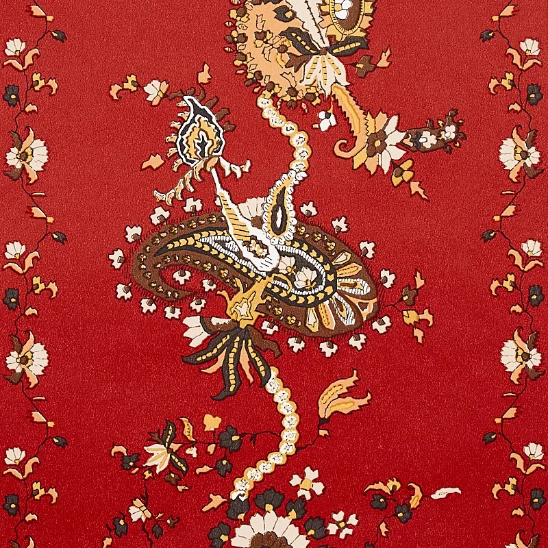 ELENA PAISLEY STRIPE POMPEII Schumacher Wallpaper wallpaper - SKU 5012892