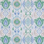 ELIZIA IKAT GREEN & BLUE Schumacher Wallpaper wallpaper - SKU 5010710