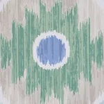ELIZIA IKAT GREEN & BLUE Schumacher Wallpaper wallpaper - SKU 5010710