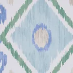 ELIZIA IKAT GREEN & BLUE Schumacher Wallpaper wallpaper - SKU 5010710