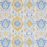 ELIZIA IKAT SKY & OCHRE Schumacher Wallpaper wallpaper - SKU 5010711