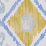 ELIZIA IKAT SKY & OCHRE Schumacher Wallpaper wallpaper - SKU 5010711
