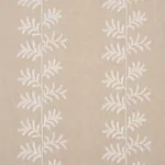 ELOISE EMBROIDERY WALLCOVERING NATURAL Schumacher Wallpaper wallpaper - SKU 5017101