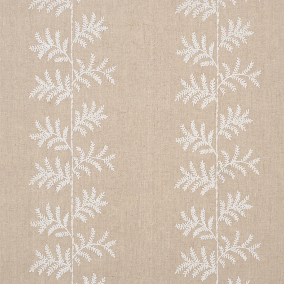 ELOISE EMBROIDERY WALLCOVERING NATURAL Schumacher Wallpaper wallpaper - SKU 5017101