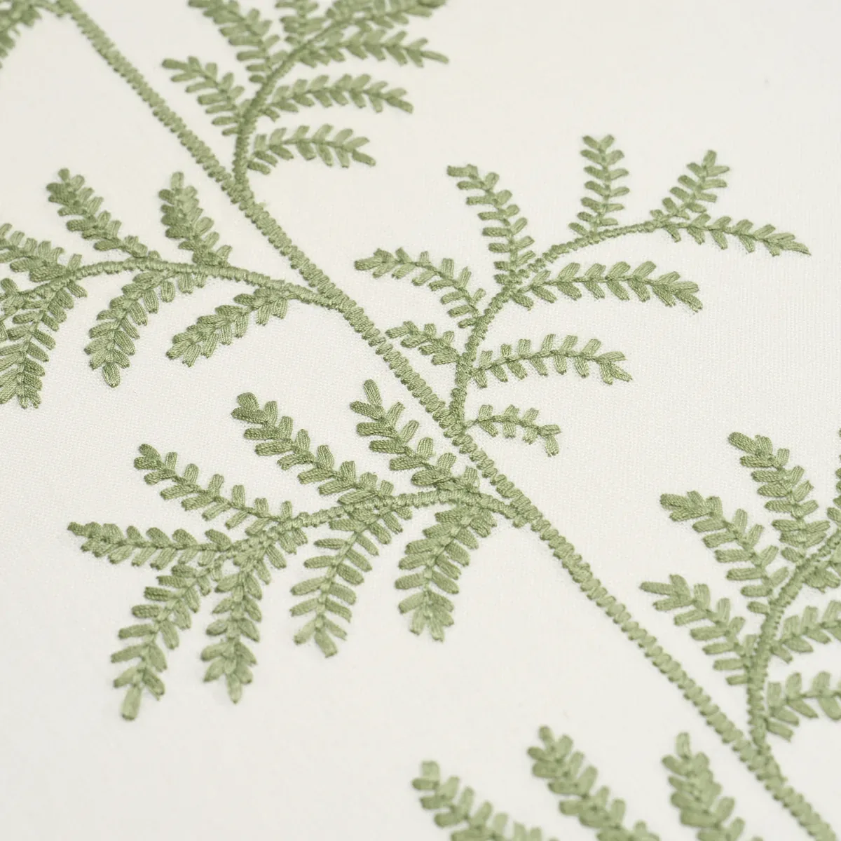 ELOISE EMBROIDERY WALLCOVERING SAGE Schumacher Wallpaper wallpaper - SKU 5017100
