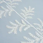 ELOISE EMBROIDERY WALLCOVERING SKY Schumacher Wallpaper wallpaper - SKU 5017102