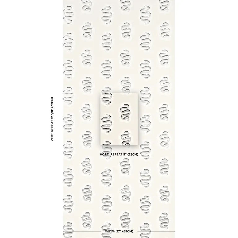 Schumacher Elsa wallpaper, color SANDSTONE, SKU 5014811