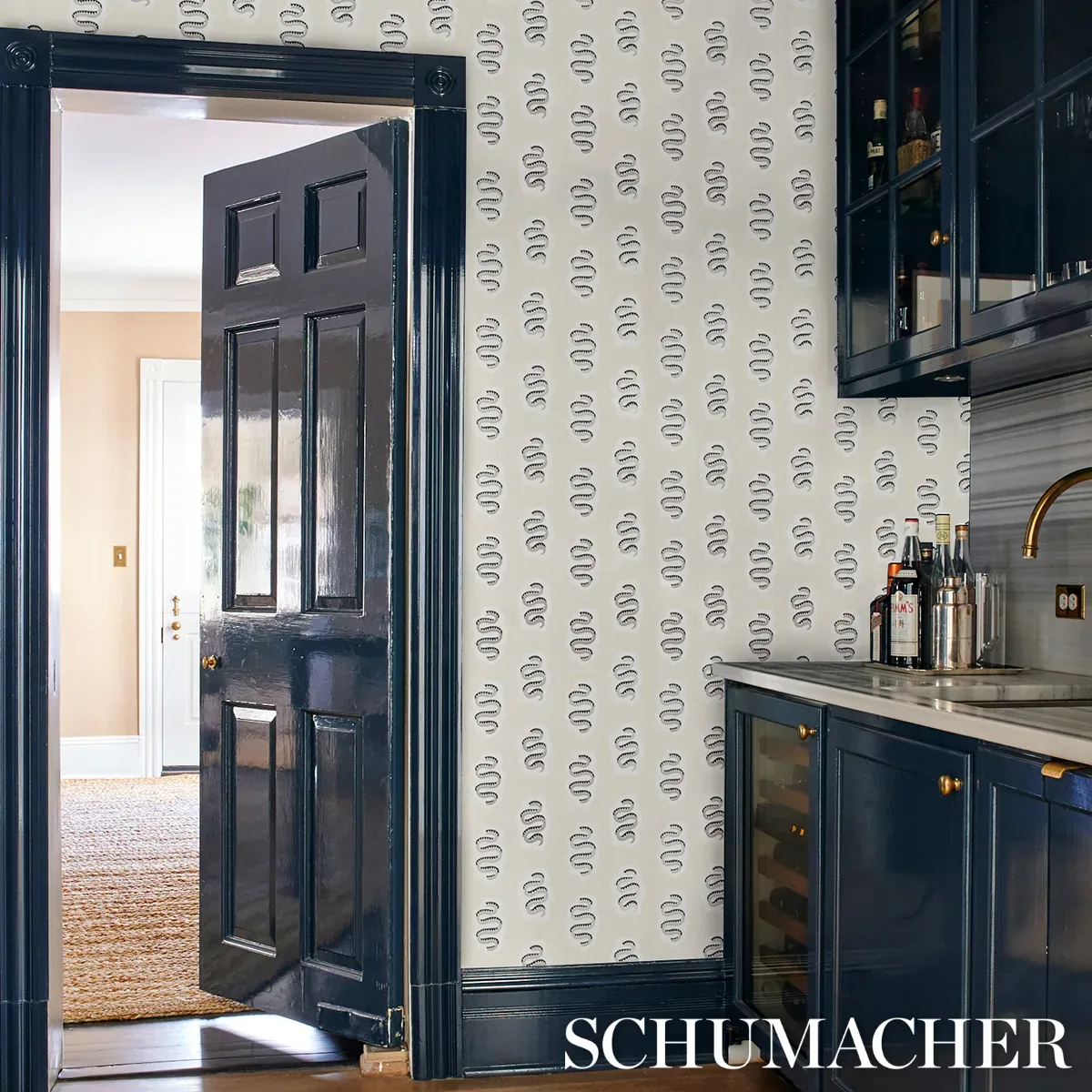 Elsa SANDSTONE Schumacher Wallpaper wallpaper - SKU 5014811