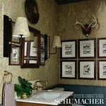 EMILE CACHEMIRE - SPICE Schumacher Wallpaper | Wallpaper Twi EMILE CACHEMIRE SPICE Schumacher Wallpaper wallpaper - SKU 5004191