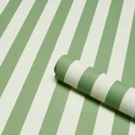 EMMA STRIPE - APPLE GREEN Schumacher Wallpaper | Wallpaper T EMMA STRIPE APPLE GREEN Schumacher Wallpaper wallpaper - SKU 5017216