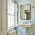 EMMA STRIPE - CHAMBRAY Schumacher Wallpaper | Wallpaper Twin EMMA STRIPE CHAMBRAY Schumacher Wallpaper wallpaper - SKU 5017211