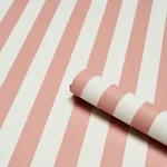 EMMA STRIPE - CORAL Schumacher Wallpaper | Wallpaper Twins EMMA STRIPE CORAL Schumacher Wallpaper wallpaper - SKU 5017220