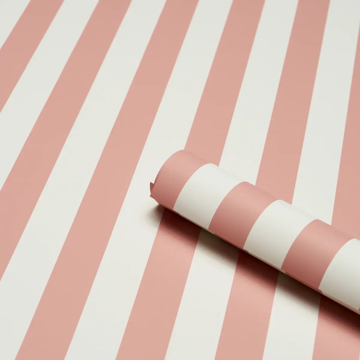 EMMA STRIPE - CORAL Schumacher Wallpaper | Wallpaper Twins EMMA STRIPE CORAL Schumacher Wallpaper wallpaper - SKU 5017220