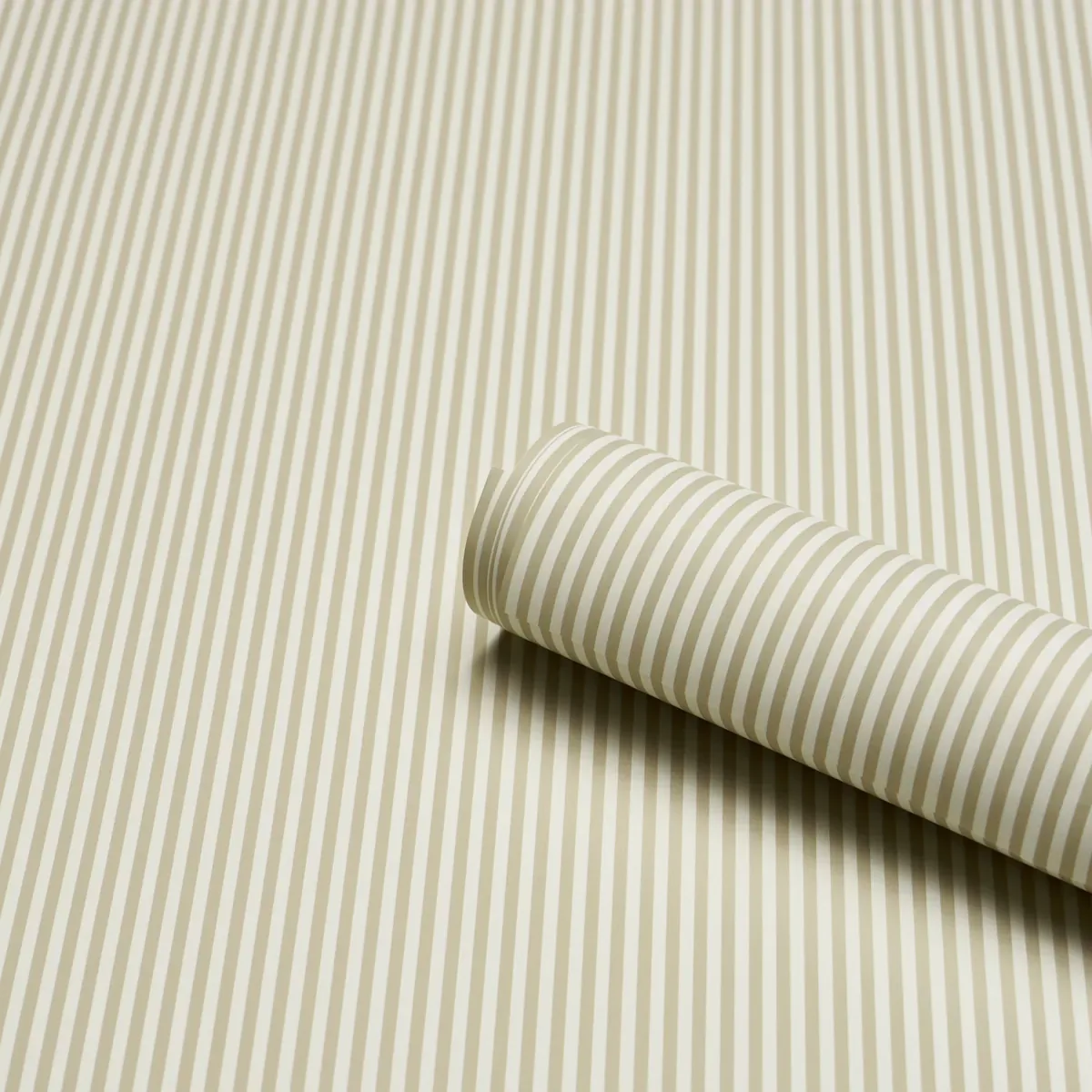 EMMA STRIPE NARROW NEUTRAL Schumacher Wallpaper wallpaper - SKU 5017197