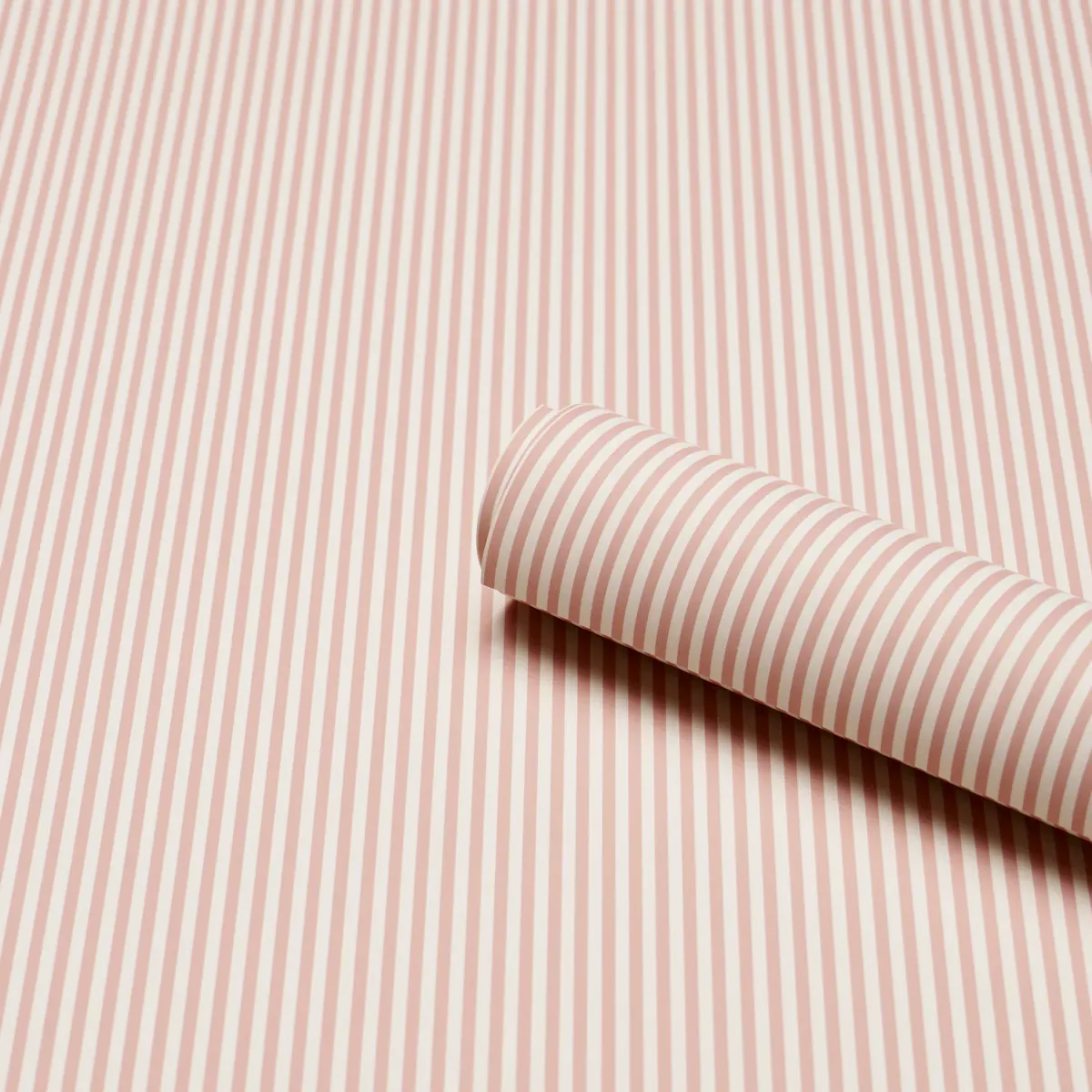 EMMA STRIPE NARROW ROSE Schumacher Wallpaper wallpaper - SKU 5017200