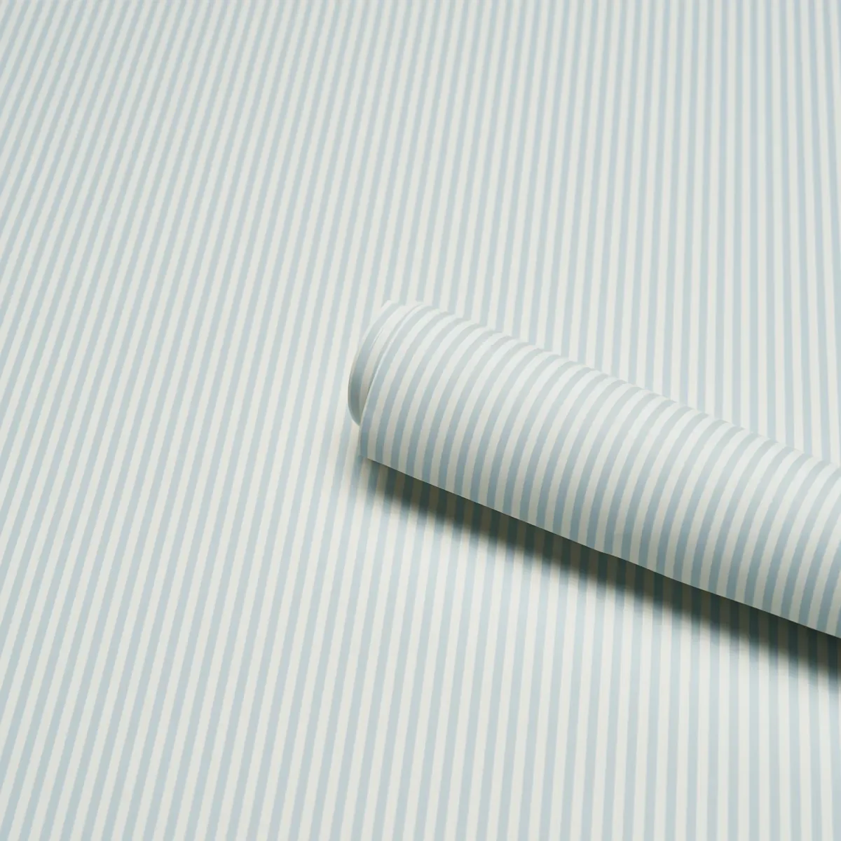 EMMA STRIPE NARROW SKY Schumacher Wallpaper wallpaper - SKU 5017190