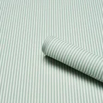 EMMA STRIPE NARROW TEAL Schumacher Wallpaper wallpaper - SKU 5017195