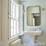 EMMA STRIPE - SKY Schumacher Wallpaper | Wallpaper Twins EMMA STRIPE SKY Schumacher Wallpaper wallpaper - SKU 5017210