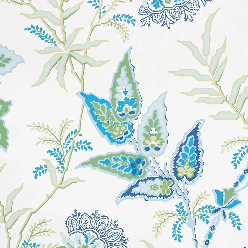 EMPEROR'S VINE - PEACOCK Schumacher Wallpaper | Wallpaper Tw EMPEROR'S VINE PEACOCK Schumacher Wallpaper wallpaper - SKU 5009290