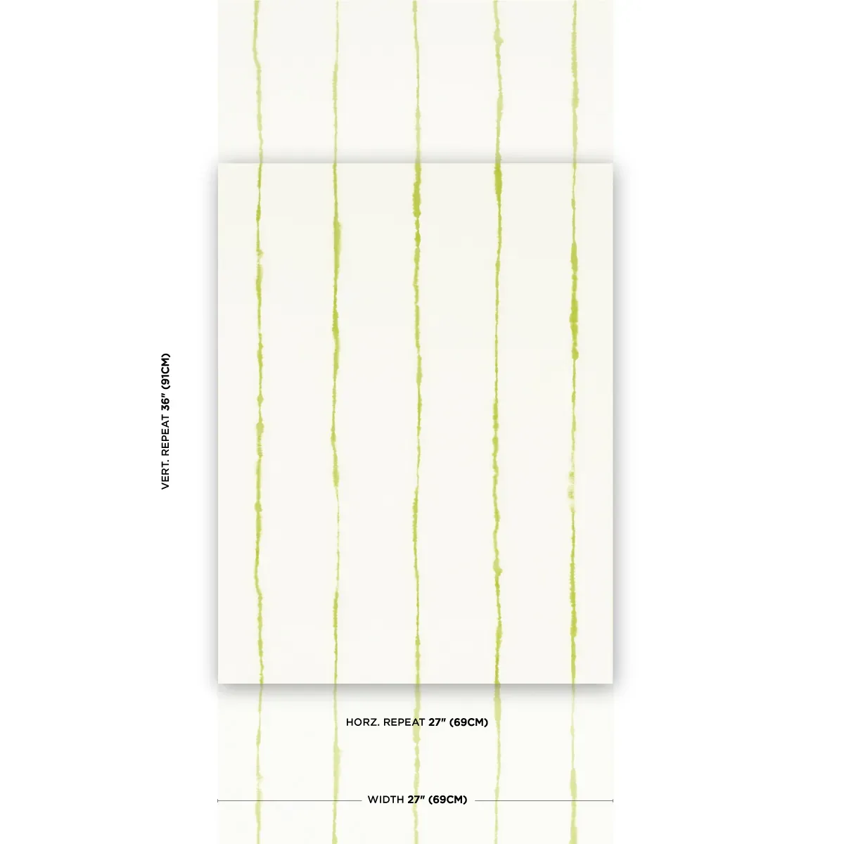 EPHEMERA CHARTREUSE Schumacher Wallpaper wallpaper - SKU 5014871