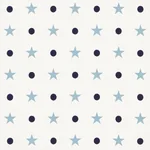 ETOILES ET POINTS BLUES Schumacher Wallpaper wallpaper - SKU 5008550
