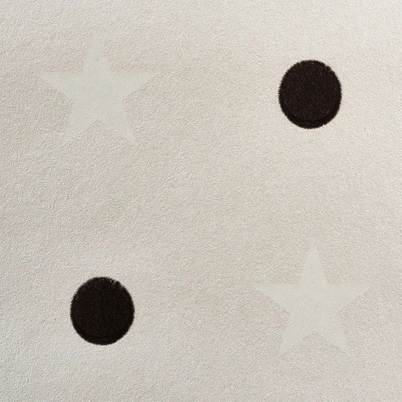 ETOILES ET POINTS WARM SILVER Schumacher Wallpaper wallpaper - SKU 5008551