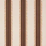 ETRUSCAN STRIPE BROWN Schumacher Wallpaper wallpaper - SKU 5012850