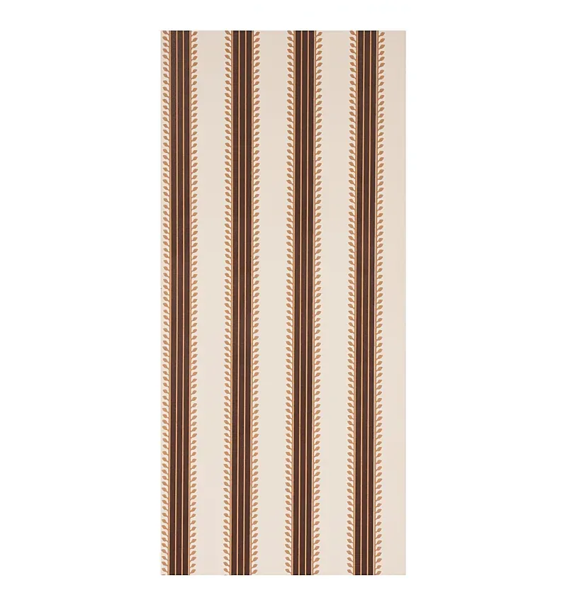 ETRUSCAN STRIPE BROWN Schumacher Wallpaper wallpaper - SKU 5012850