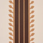 ETRUSCAN STRIPE BROWN Schumacher Wallpaper wallpaper - SKU 5012850