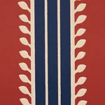 ETRUSCAN STRIPE RED & BLUE Schumacher Wallpaper wallpaper - SKU 5012852
