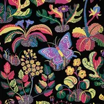 EXOTIC BUTTERFLY BLACK Schumacher Wallpaper wallpaper - SKU 5008422