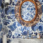 EXOTIC BUTTERFLY - MARINE Schumacher Wallpaper | Wallpaper T EXOTIC BUTTERFLY MARINE Schumacher Wallpaper wallpaper - SKU 5008423