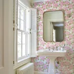 FABIENNE PINK Schumacher Wallpaper wallpaper - SKU 5013811