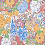 FAIRIE GARDEN - YELLOW AND IVORY Schumacher Wallpaper | Wall FAIRIE GARDEN YELLOW AND IVORY Schumacher Wallpaper wallpaper - SKU 5013541