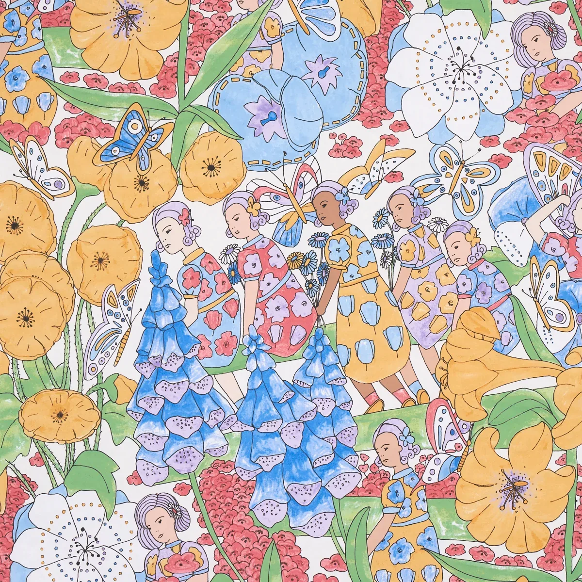 5013541 | FAIRIE GARDEN – YELLOW AND IVORY